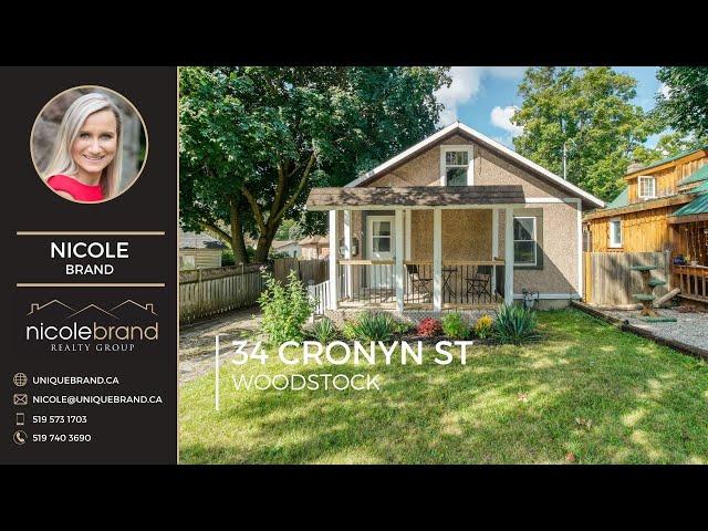 Woodstock Real Estate | 34 Cronyn St | Nicole Brand