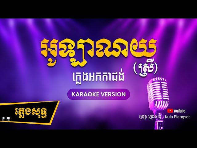 អូឡាណយ (ស្រី) ភ្លេងសុទ្ធ - Oh laNoy - [BY KULAORGAN] #Plengsotkhmer