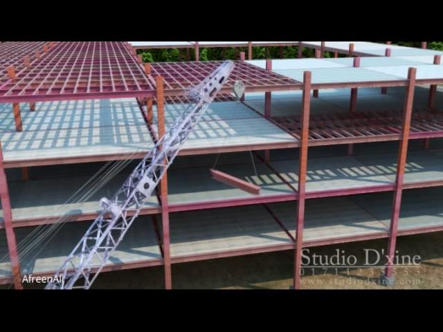 How to make  steel building construction process
