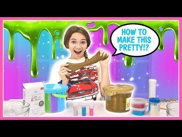 MAKING STORE BOUGHT SLIME BEAUTIFUL! | Kayla Davis