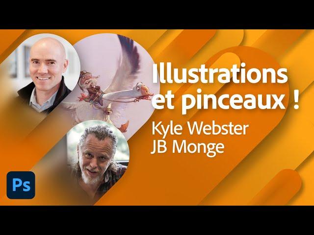 Adobe Live | Illustrations et pinceaux avec Kyle Webster et JB Monge | Adobe France