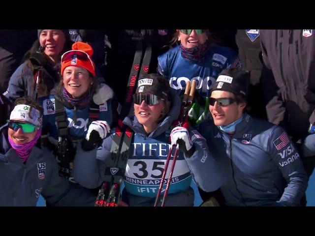 Gus Schumacher WINS Minneapolis 10k Skate | Youngest American to Win a Cross Country World Cup