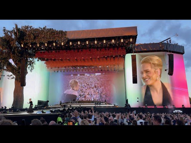Adele “Send My Love (To Your New Lover)” LIVE at BST Hyde Park London 7/1/22