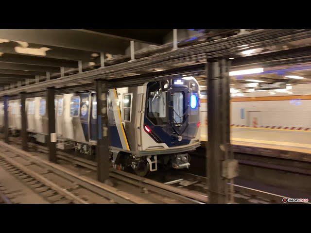 MTA NYC Subway R46, R160, R179, & R211 A, C,  & E Trains @ 14th Street - 8th Avenue (7/31/23)