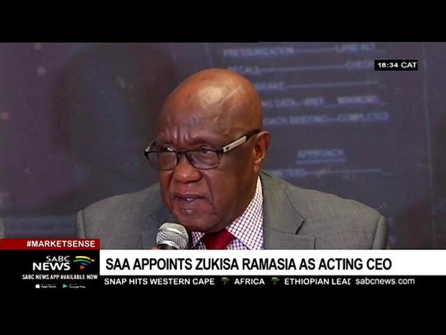SAA appoints Zukisa Ramasia as acting CEO