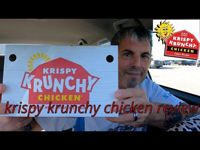 krispy krunchy chicken review