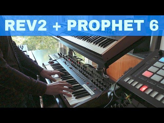 DAVE SMITH INSTRUMENTS REV2 + PROPHET 6 SYNTH DEMO