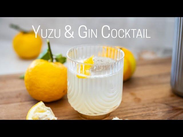 Yuzu & Gin Cocktail