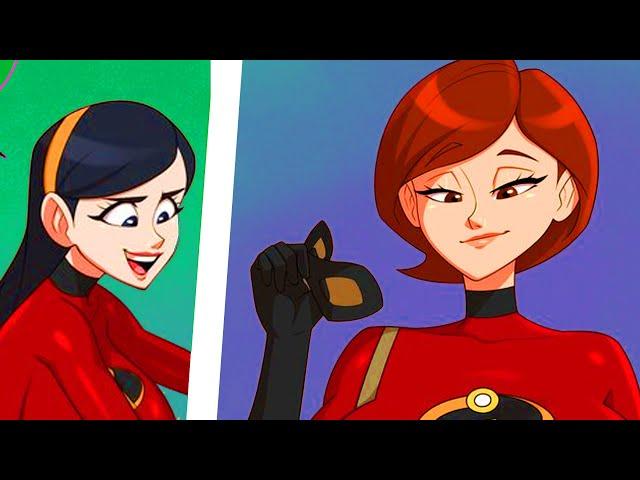 Helen Parr and Violet's First Joint Mission ӏ The Incredibles comic dub