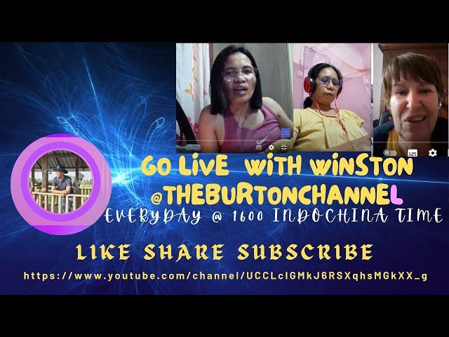 #423 GO LIVE WITH WINSTON @THE BURTON CHANNEL ‍️ #sing #dance #talk #express #yourself