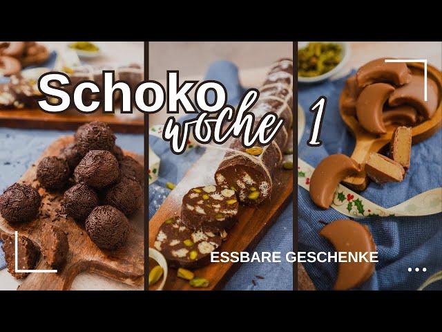 Schokowoche 2024: 3 einfache Pralinen-Rezepte, die jeder hinbekommt - Geschenke selbst gemacht