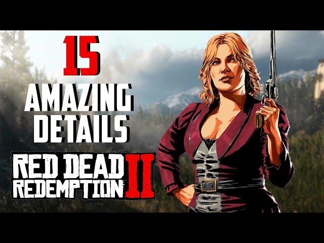 15 AMAZING Details in Red Dead Redemption 2! (RDR2)
