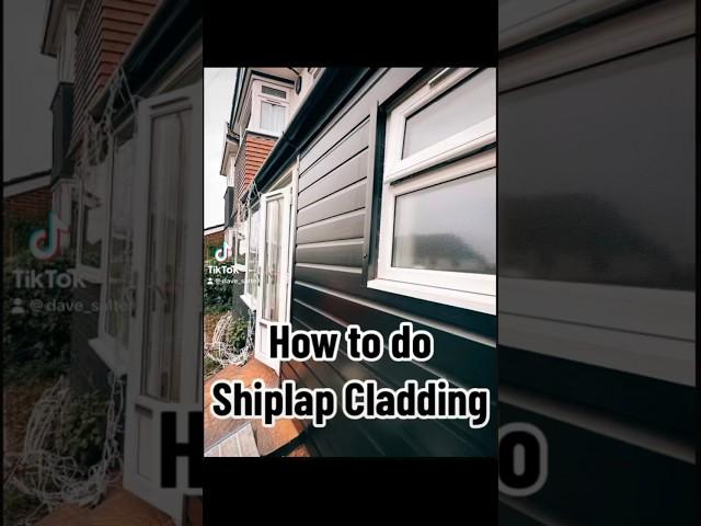 Pvc Shiplap Cladding Tutorial in my “Videos”
