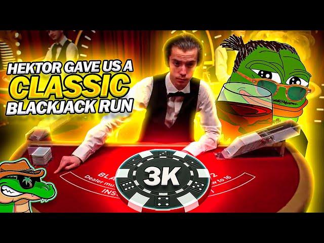 HEKTORS GAVE US A CLASSIC BLACKJACK RUN! - Daily Blackjack #86