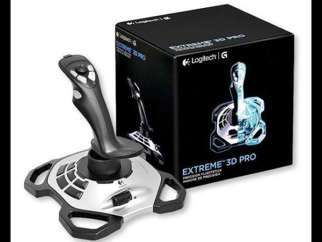 Logitech EXTREME 3D PRO (Precision flightstick) Unboxing + review and gameplay