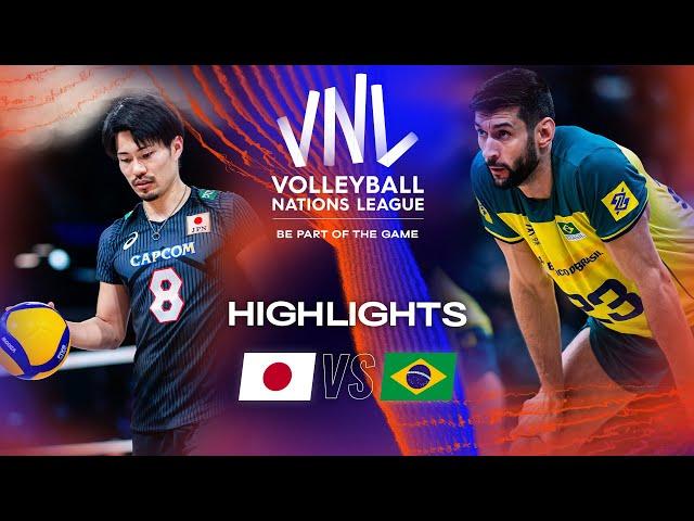  JPN vs.  BRA - Highlights Week 2 | Men's VNL 2023