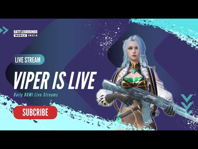 Scout Bhai ne Shout-Out Diya!! Chill BGMI Live Stream️ | Viper is Live |