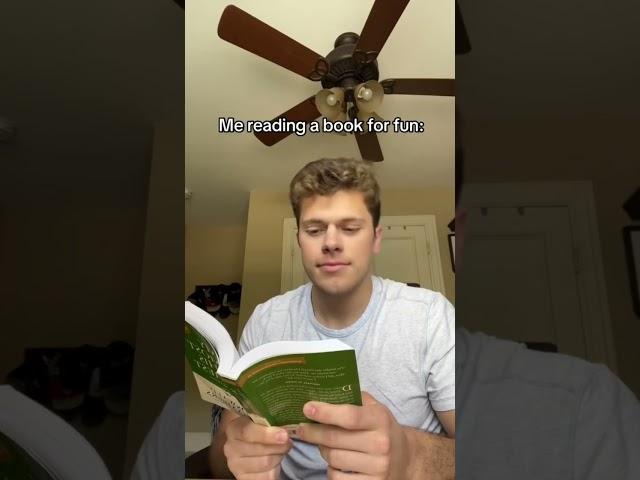 Reading a book for fun vs. reading the Bible 