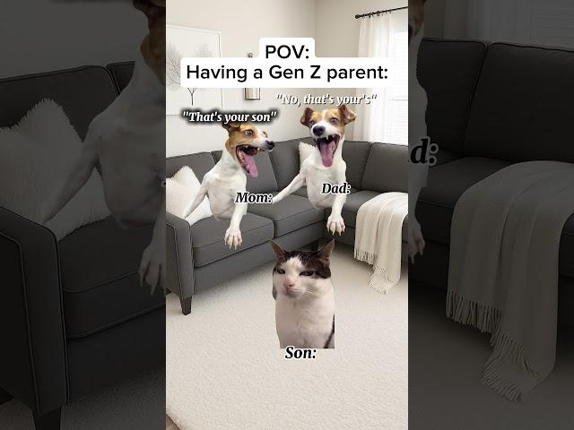 My Gen Z Cat Parents Told Me to Use ChatGPT… Then THIS Happened  #shorts