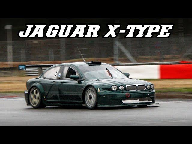 Jaguar X-type silhouette - screaming V6 (F1 sound)