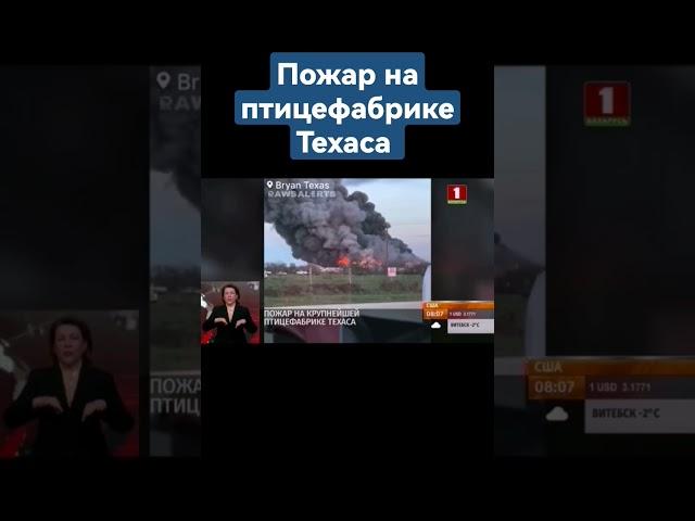 Крупнейшая птицефабрика США в огне. На предприятии в Техасе произошёл мощный взрыв  #сша #техас