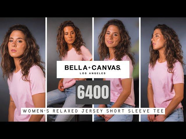 Bella+Canvas 6400 Women’s Relaxed Jersey Short Sleeve Tee | T-shirt.ca