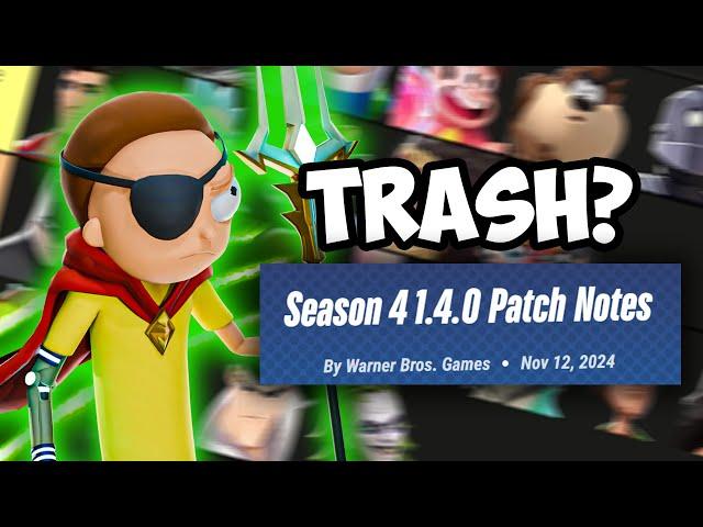 Veriflied Reacts to MultiVersus Season 4.. (Patch 1.4.0 High Level Morty Nubia Gameplay)