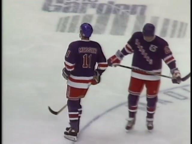 New York Rangers VS Boston Bruins 10/7/1991