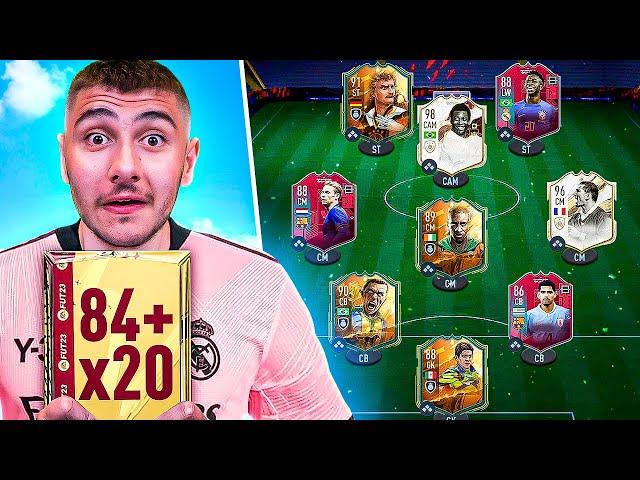 84+ x20 Packs Decides My FIFA 23 Team!