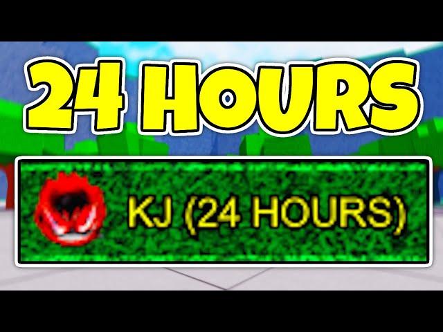 Final 24 HOURS With ADMIN KJ MOVESET.. (The Strongest Battlegrounds)