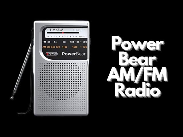 NEW TRANSISTOR RADIO! : POWER BEAR AM FM RADIO : TECH REVIEW