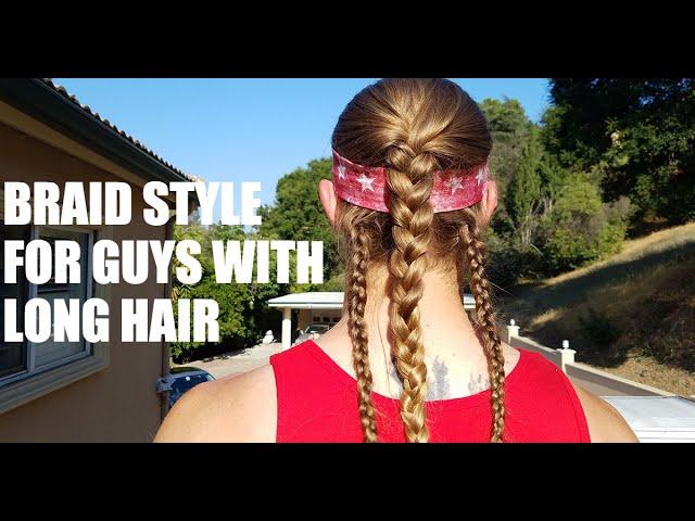 Another Sick Braid Style For Guys With Long Hair