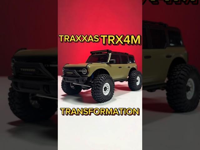 Check out my Traxxas TRX4M's olive green body transformation!