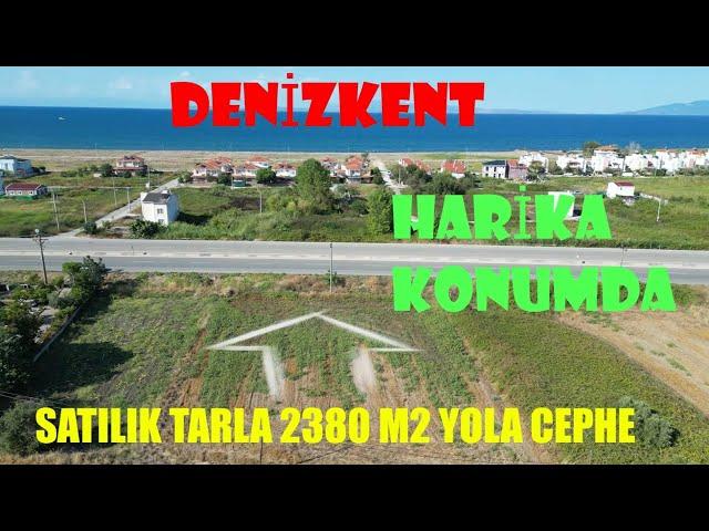 Gönen Sahilde Anayola cephe Müstakil Parsel Satılık Arazi 2380 m2