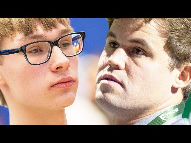 Like Looking In A Mirror || Lazavik vs Carlsen  || FIDE World Rapid Championship (2024)