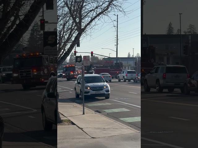 Modesto Truck 5 Responding #fireservice #firetruckresponding #emergencyresponse