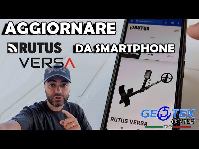 Aggiornamento Rutus Versa da Telefono Smartphone