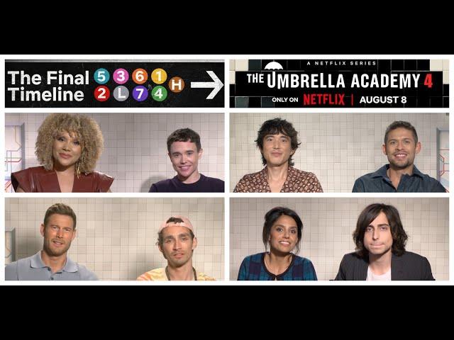 The Umbrella Academy Season 4 cast interviews and what each's actor's favorite scene