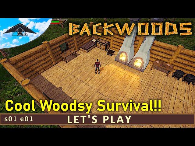 Cool Woodsy Survival!   | Let's Play Backwoods s01 e01