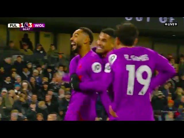 Matheus Cunha Goal Doubles, Fulham vs Wolves (1-4), All Goals Results And Extended Highlights