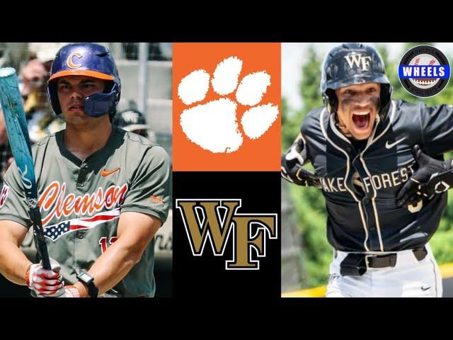 #2 Clemson vs #12 Wake Forest Highlights (G3) | 2024 College Baseball Highlights