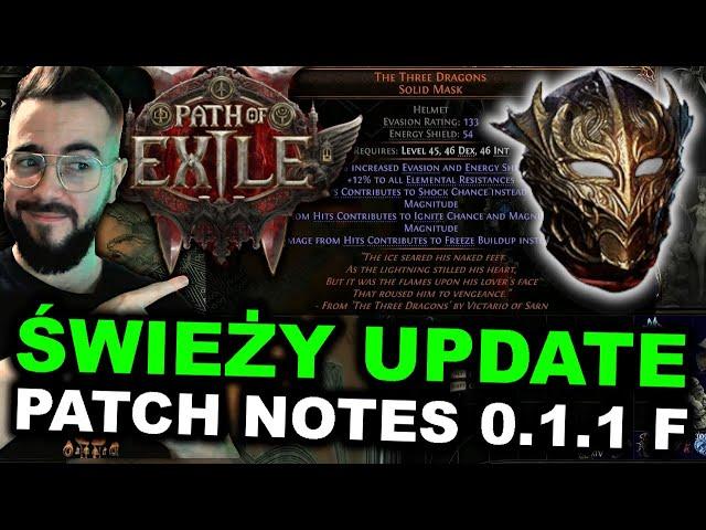 NAJNOWSZY UPDATE już w Path of Exile 2 *Patch Notes 0.1.1 F*