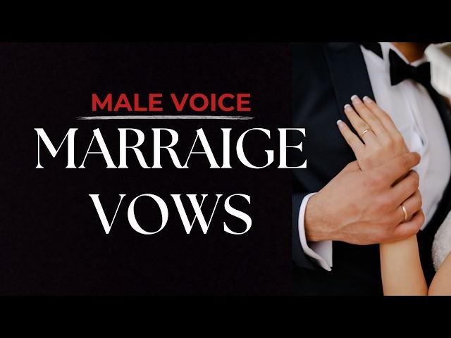  Marriage AFFIRMATIONS | Wedding Vows | My Husband Affirmations with Male Voice Affirmation