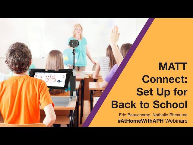 MATT Connect: Set Up for Back to School