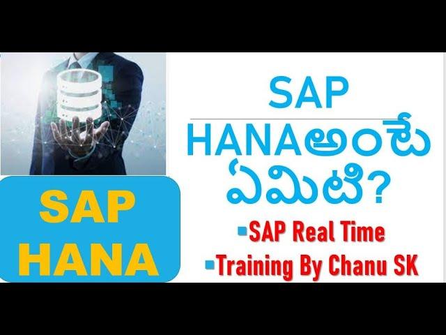 SAP HANA అంటే ఏమిటి?| What Is SAP HANA| All about SAP HANA Data base| SAP FICO in Telugu| Chanu SK