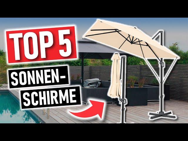 Die besten SONNENSCHIRME 2024 | Top 5 Sonnenschirme | Sonnenschirm für Terasse & Balkon