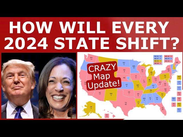 How EVERY State Will MOVE in the 2024 Election!