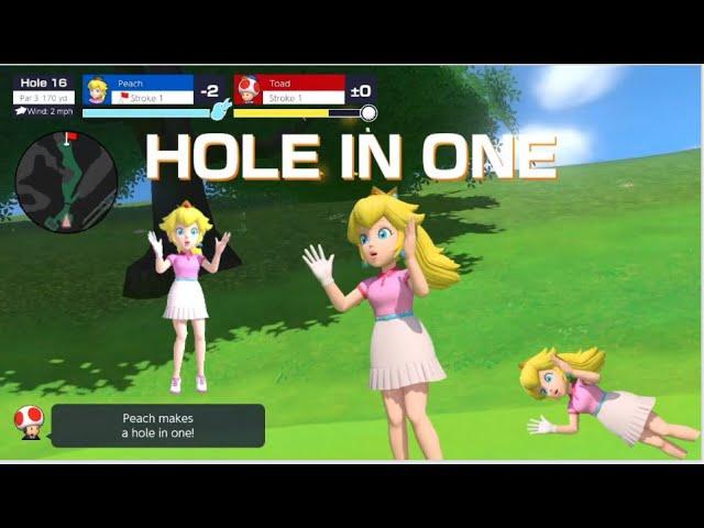 I Made My First Hole In 1 With Princess Peach In Mario Golf Super Rush!