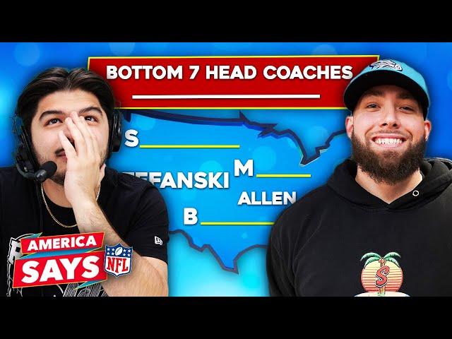 Guessing The WORST Head Coaches In the NFL(America Says)