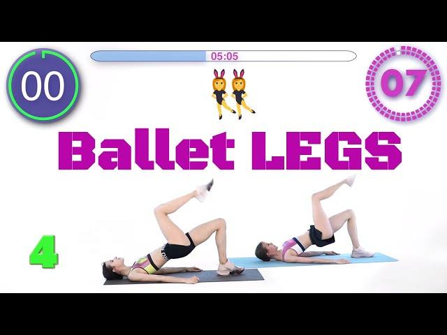 BALLET LEGS WORKOUT (9 minutes) with Maria & Sofya Khoreva